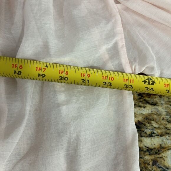 The Tailor & His Lover Bow Bow Shirt Oversized Fit In Pale Pink Size S - Picture 8 of 10